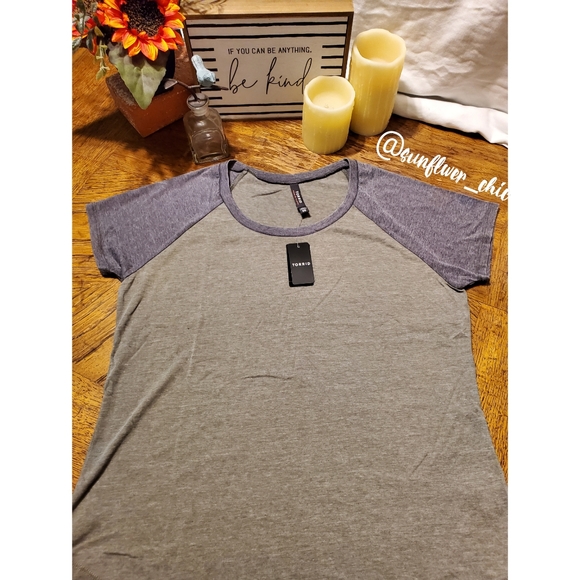 [NEW] Torrid Olive & Black Raglan Tee - Picture 11 of 15